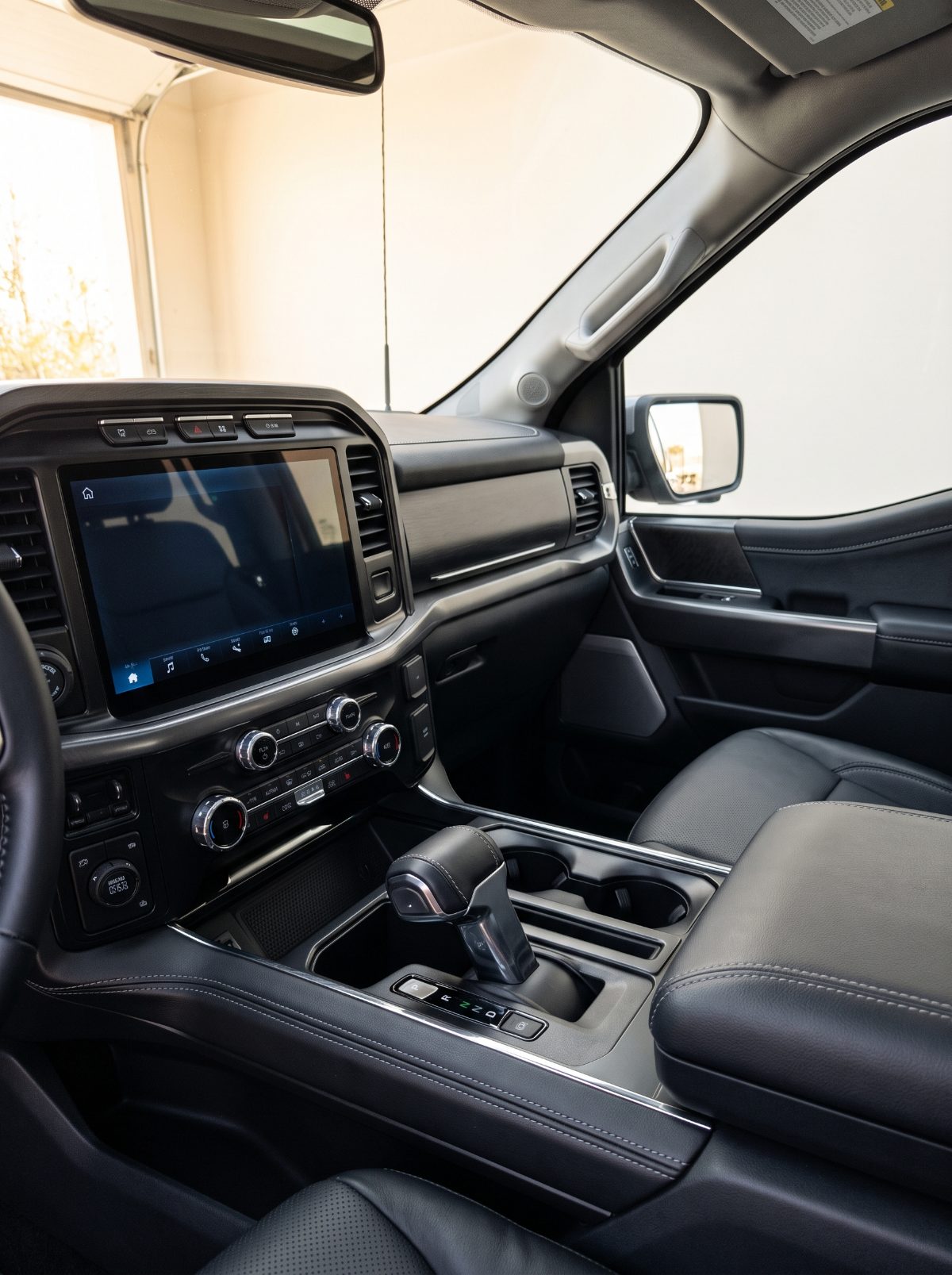 Dash, vents and console detailed by hand